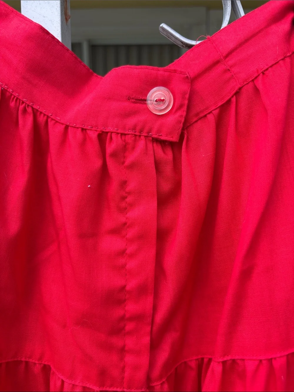 Handmade flowing red